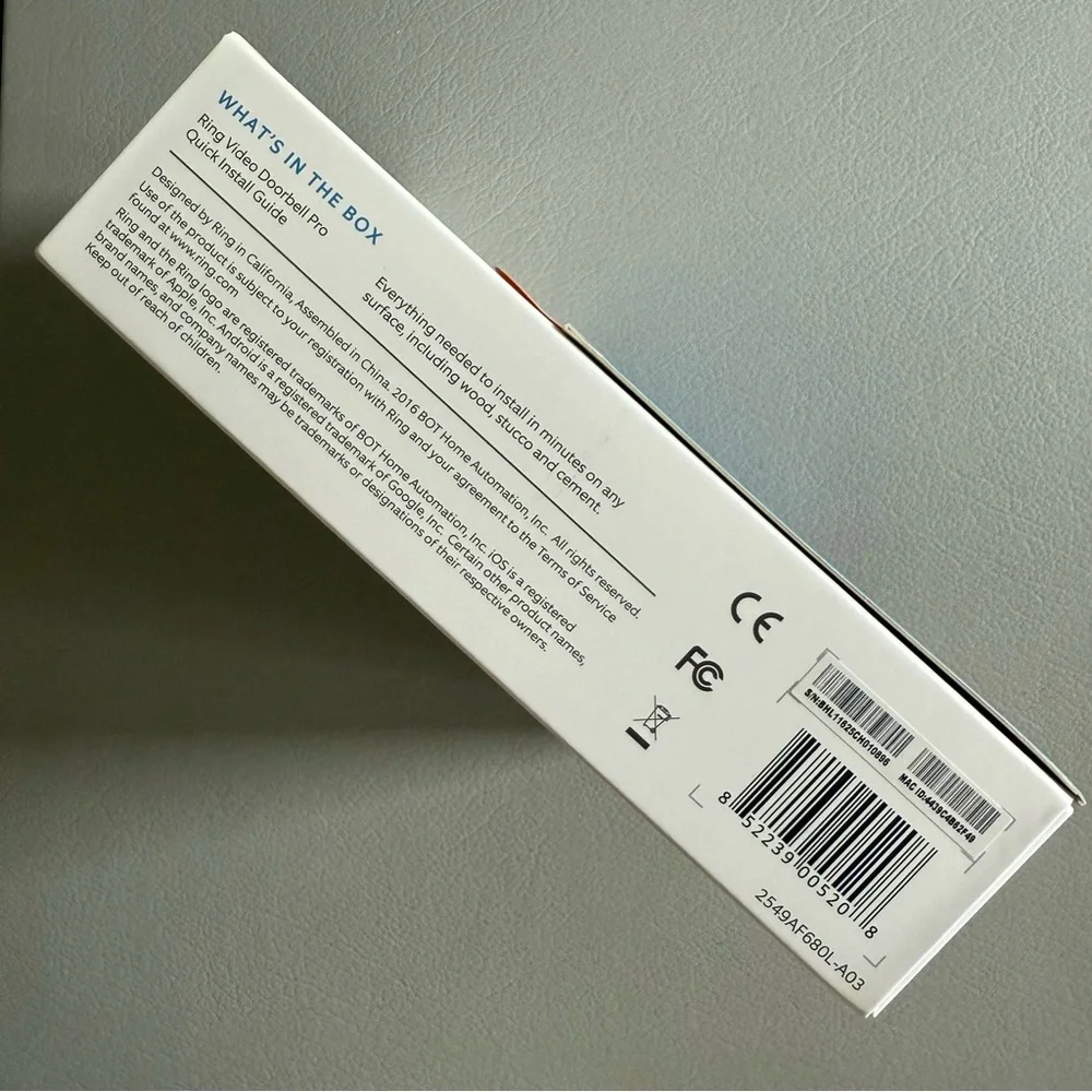 RING - Video Doorbell PRO | Tools & 3 Extra Cover | Great Condition